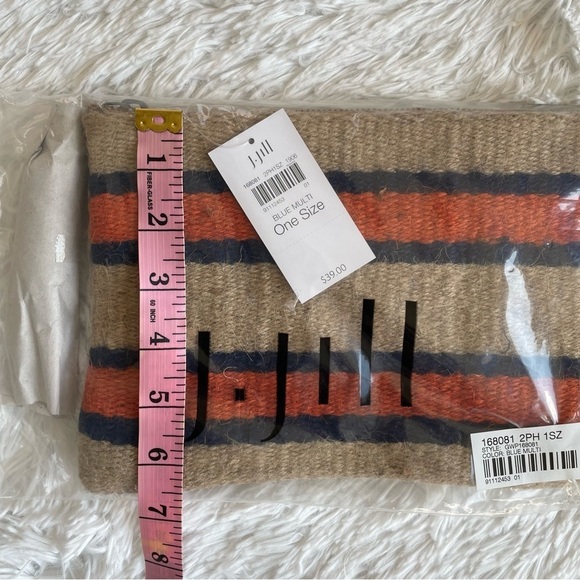 J. Jill Multicolor Striped Clutch - Picture 6 of 7